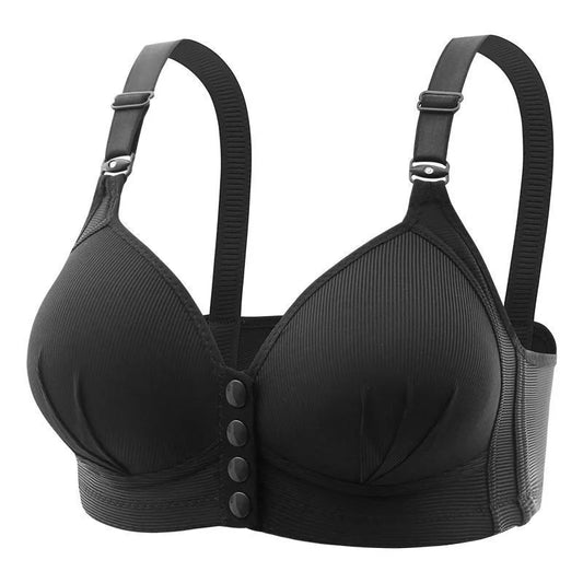 Maternity Bras Large Size Front Buckle Sexy Push up Women'S Bra Adjustable Thin Cup Breathable Comfortable Mom Ladies Underwear